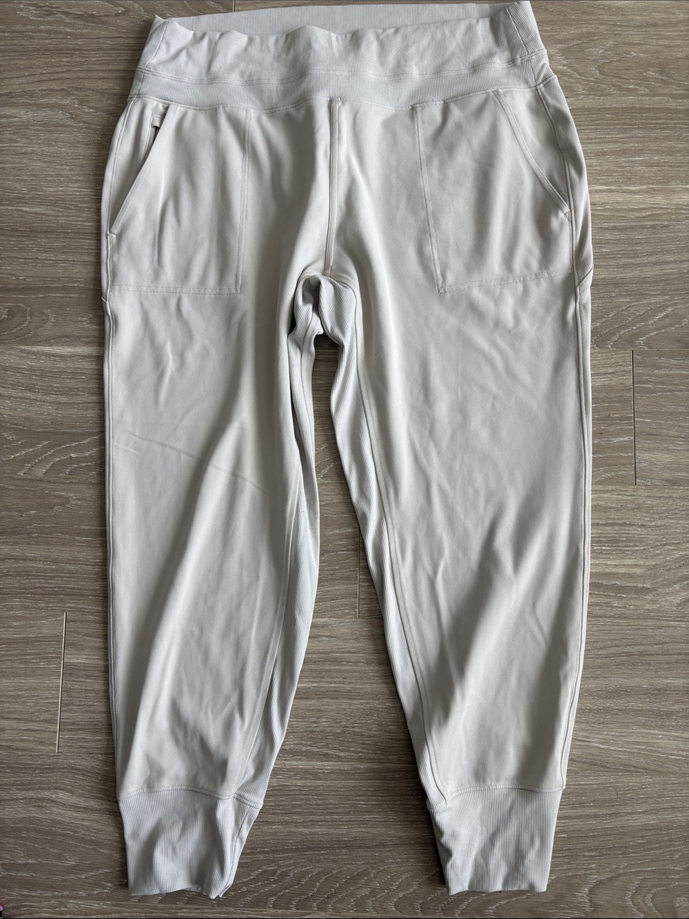 Athleta Women's High-Waist Jogger Pants - Beige - Picture 2 of 6
